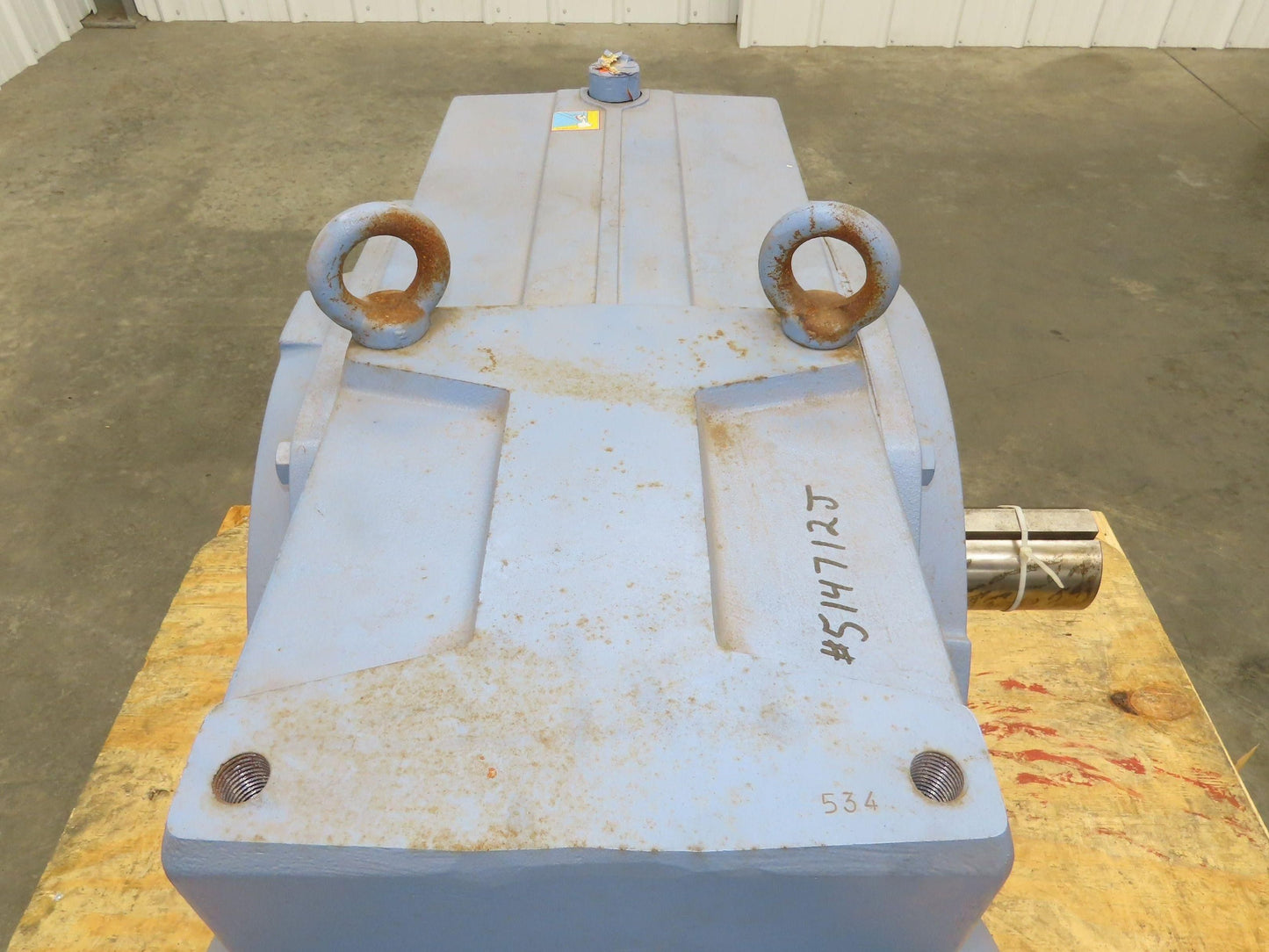 Hansen Transmission JKN83C43B Gear Reducer 1000:1 Gearbox 1.75 RPM RH Output