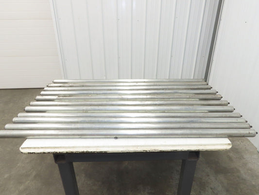 Conveyor Roller 1.9" x 60"BF Galvanized Steel 7/16" Hex Axle  Lot of 11