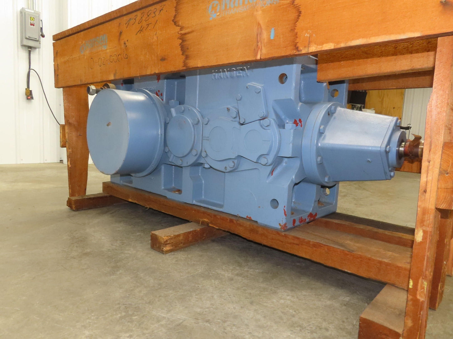 Hansen Transmission RLF43-BNR 112 Gear Reducer 111.18:1 Gearbox 97Hp 15.7 RPM