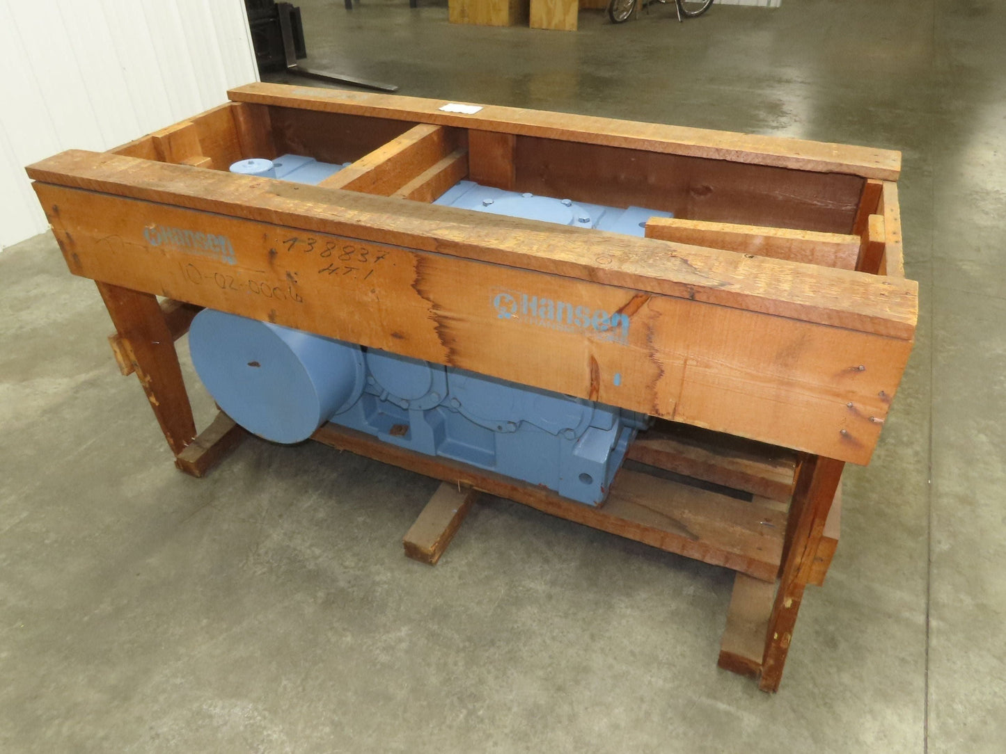 Hansen Transmission RLF43-BNR 112 Gear Reducer 111.18:1 Gearbox 97Hp 15.7 RPM