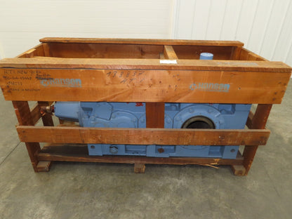 Hansen Transmission RLF43-BNR 112 Gear Reducer 111.18:1 Gearbox 97Hp 15.7 RPM