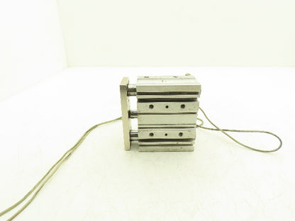 SMC Pneumatic Slide Bearing Guided Air Cylinder 40mm Bore 50mm Stroke