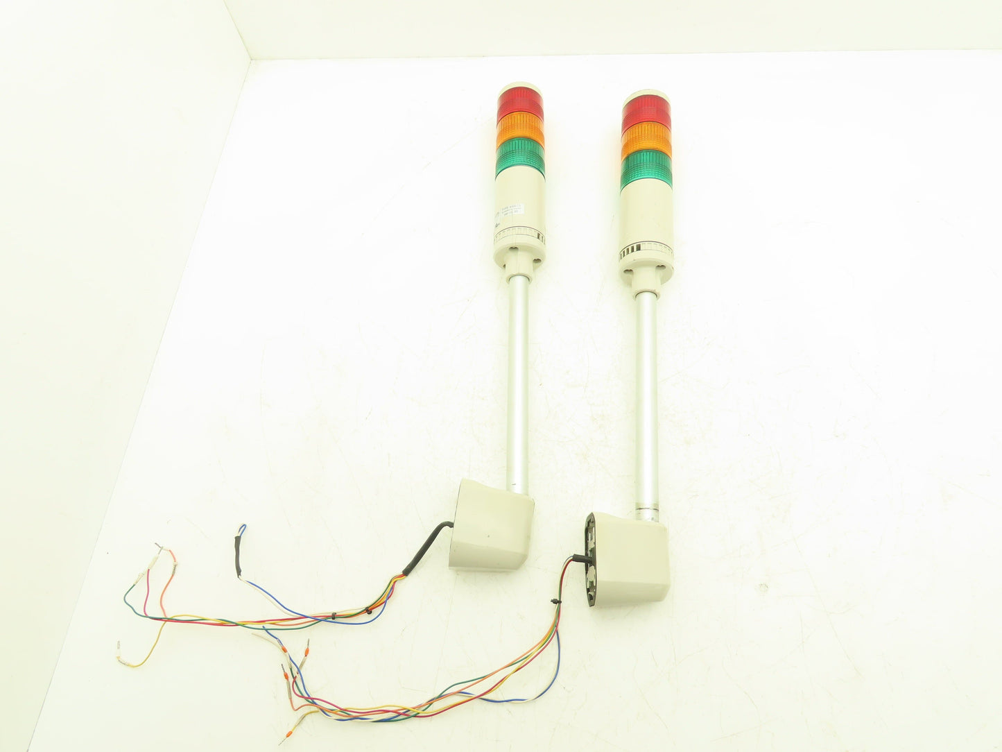 PatLite 4/4X/13 Signal Light Stack Tower Red Orange Green 24V AC/DC Lot of 2