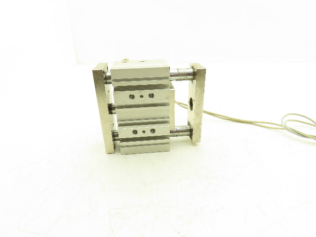 SMC Pneumatic Slide Bearing Guided Air Cylinder 40mm Bore 25mm Stroke