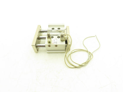 SMC Pneumatic Slide Bearing Guided Air Cylinder 40mm Bore 25mm Stroke