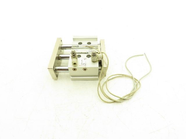 SMC Pneumatic Slide Bearing Guided Air Cylinder 40mm Bore 25mm Stroke