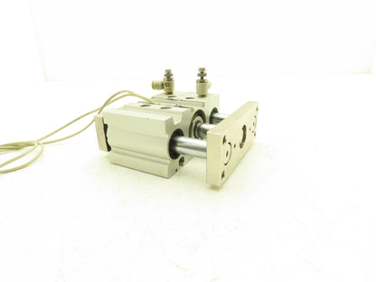 SMC Pneumatic Slide Bearing Guided Air Cylinder 40mm Bore 25mm Stroke