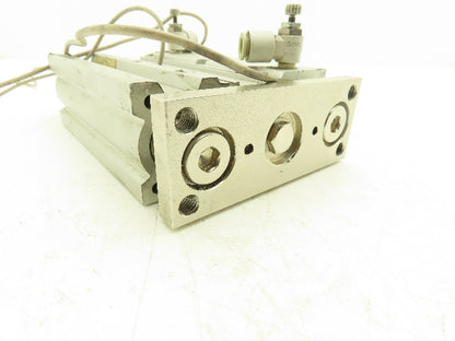 SMC Pneumatic Slide Bearing Guided Air Cylinder 32mm Bore 100mm Stroke