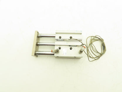 SMC Pneumatic Slide Bearing Guided Air Cylinder 40mm Bore 75mm Stroke