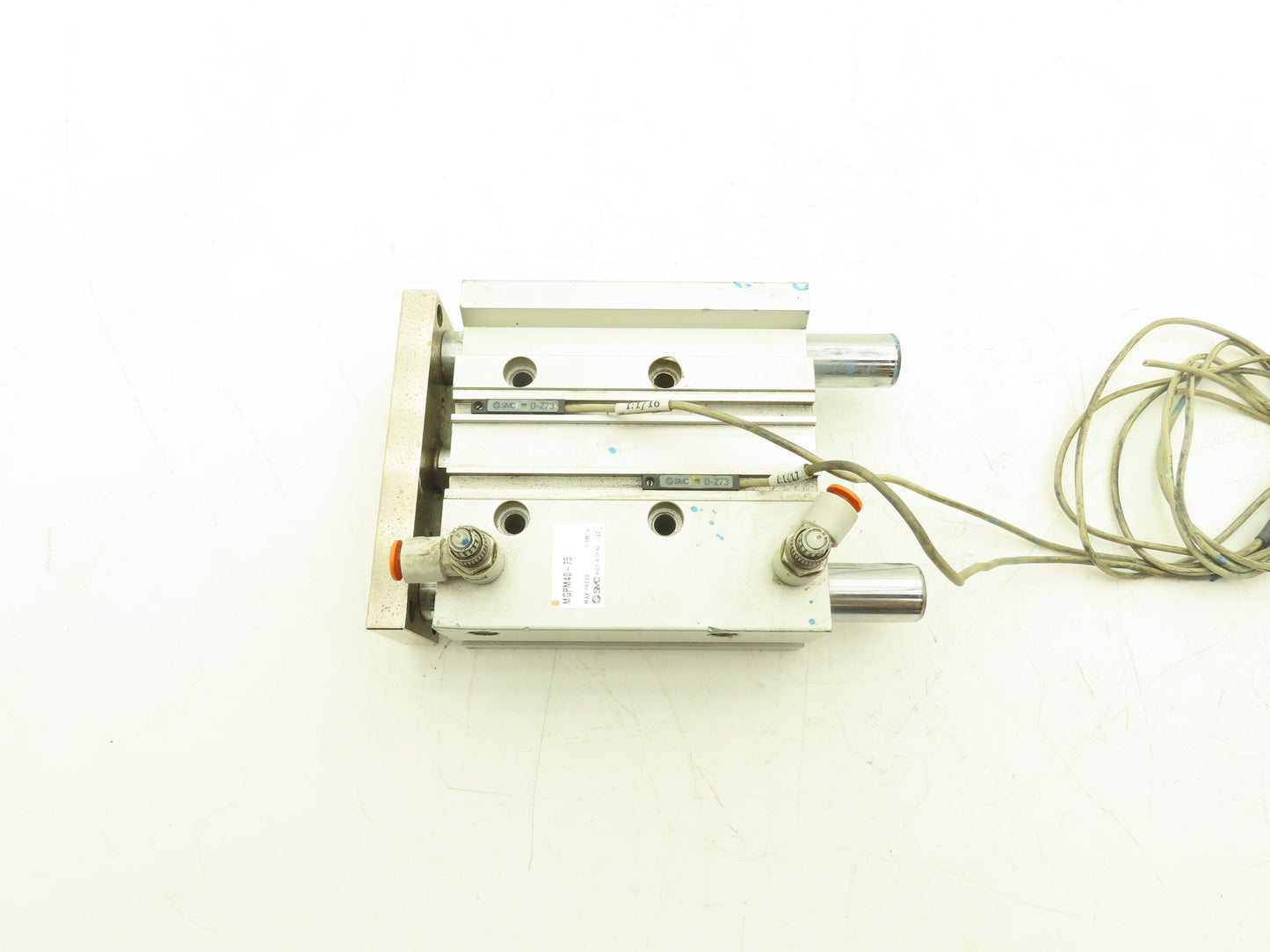 SMC Pneumatic Slide Bearing Guided Air Cylinder 40mm Bore 75mm Stroke