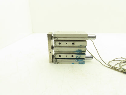 SMC Pneumatic Slide Bearing Guided Air Cylinder 40mm Bore 75mm Stroke