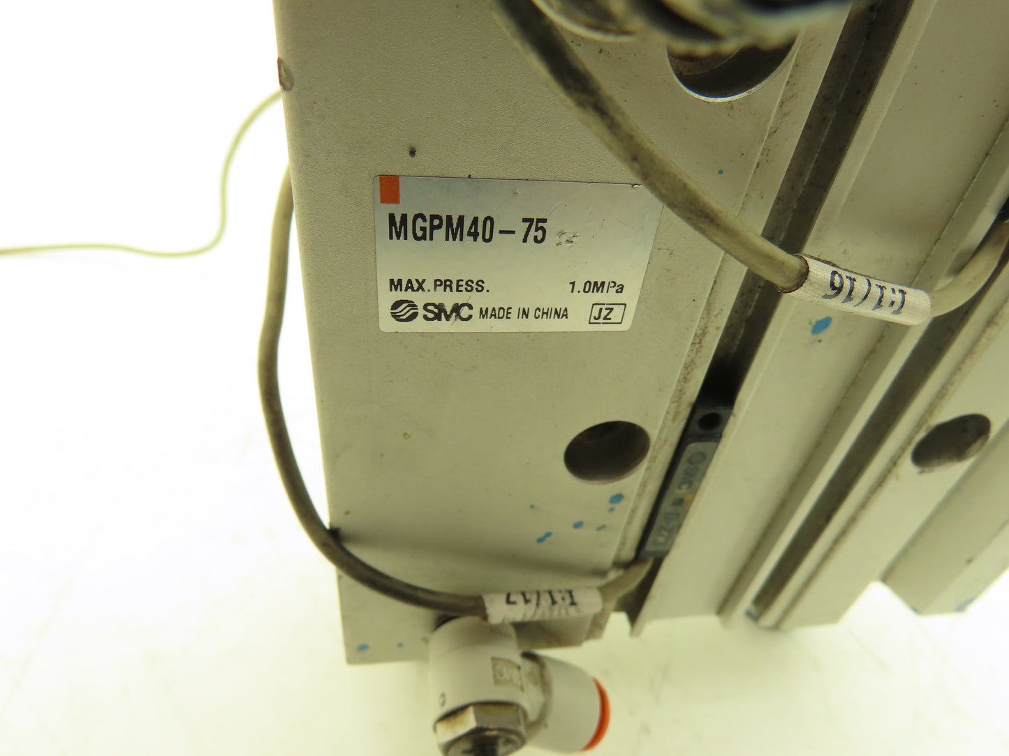 SMC Pneumatic Slide Bearing Guided Air Cylinder 40mm Bore 75mm Stroke