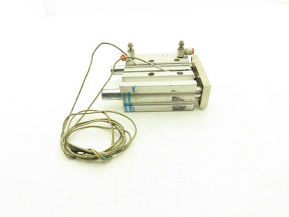 SMC Pneumatic Slide Bearing Guided Air Cylinder 40mm Bore 75mm Stroke