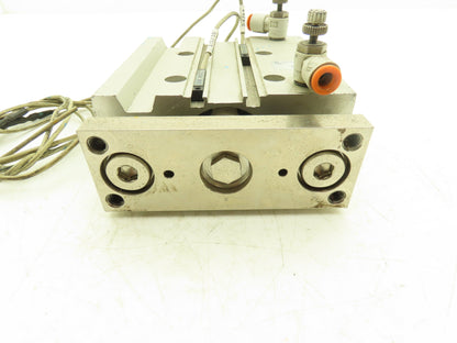 SMC Pneumatic Slide Bearing Guided Air Cylinder 40mm Bore 75mm Stroke