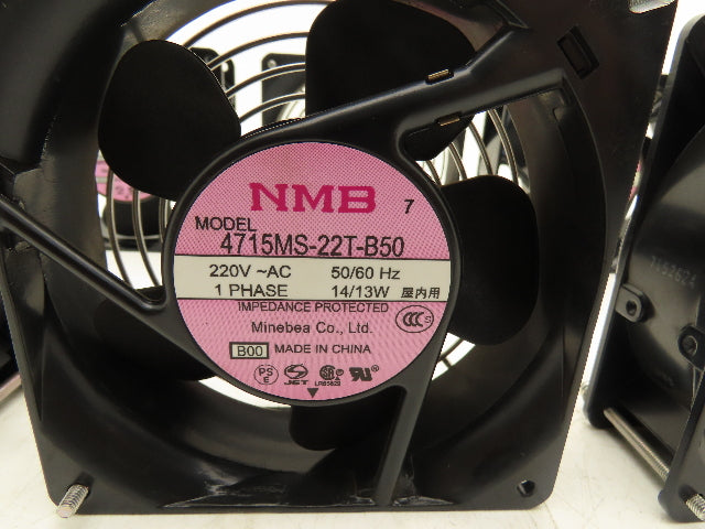NMB 4715MS-22T-B50-B00 Axial Cooling Fan 220v AC 1PH 13W 2900rpm Lot of 10