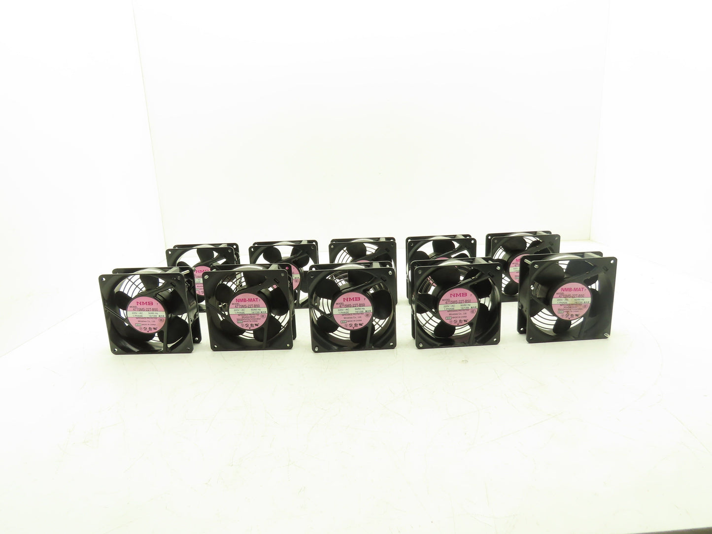 NMB 4715MS-22T-B50-B00 Axial Cooling Fan 220v AC 1PH 13W 2900rpm Lot of 10