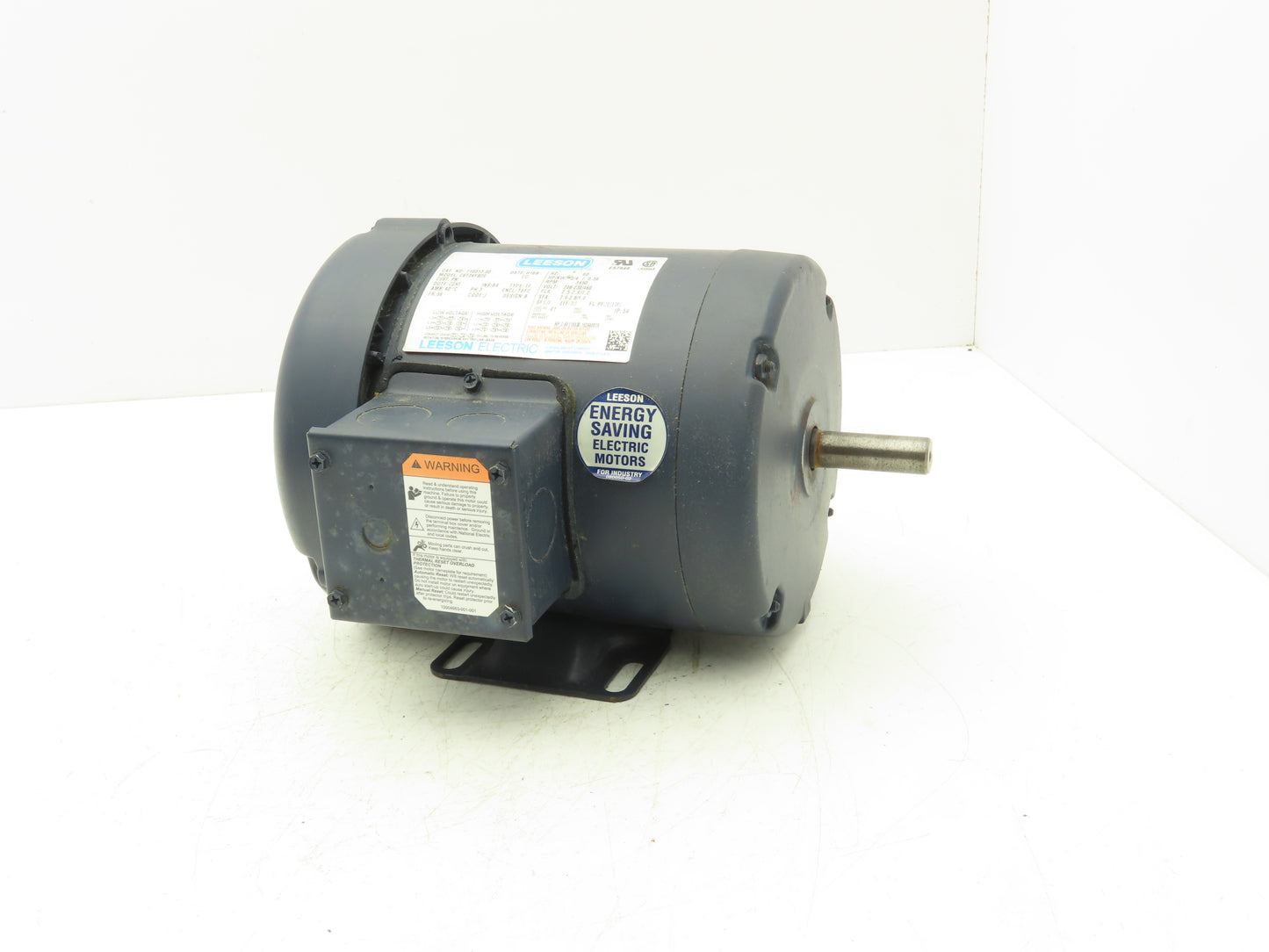 Leeson C6T34FB2E AC Motor 3/4Hp 3450rpm 230/460v 3Ph 56 Frame TEFC