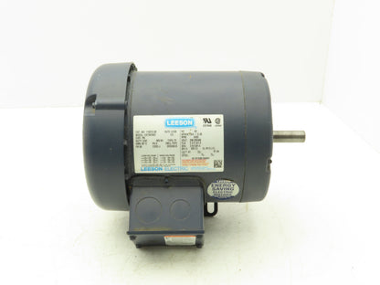 Leeson C6T34FB2E AC Motor 3/4Hp 3450rpm 230/460v 3Ph 56 Frame TEFC