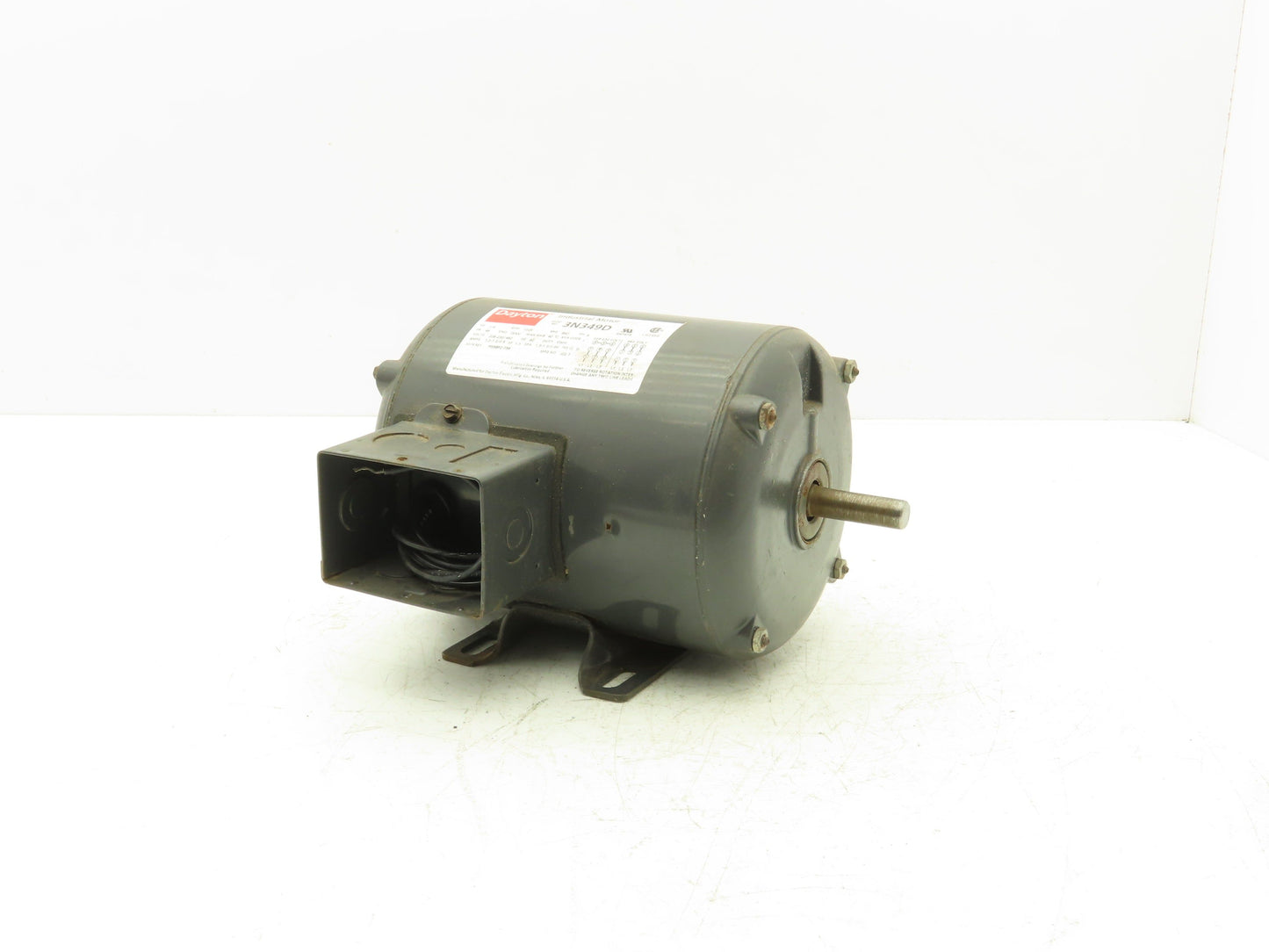 Dayton P55BPZ-756 3N349D AC Motor 1/4Hp 1725rpm 3Ph 230/460v 48 Frame