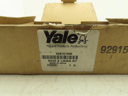 Yale 929151300 Shoe and Lining Kit Complete with Pin and Clip
