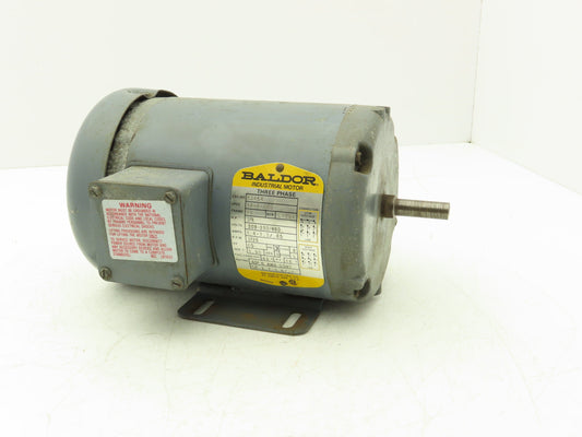 Baldor 34-4-895 AC Motor 1/4Hp 1725rpm 3Ph 230/460v 48 Frame TEFC