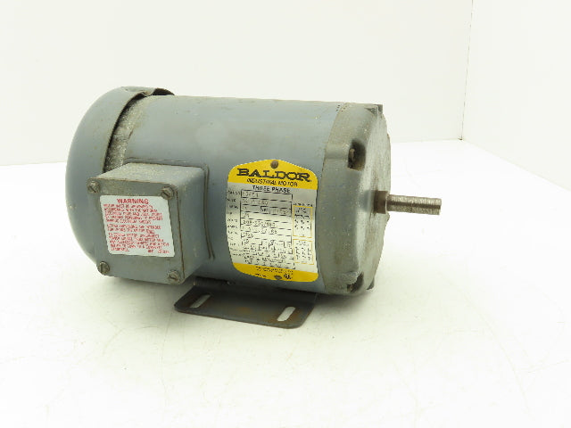 Baldor 34-4-895 AC Motor 1/4Hp 1725rpm 3Ph 230/460v 48 Frame TEFC
