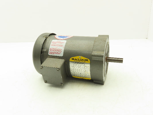 Baldor 34A63-5882 AC Motor 1/4Hp 1140rpm 230/460v 3Ph 56C Frame TEFC