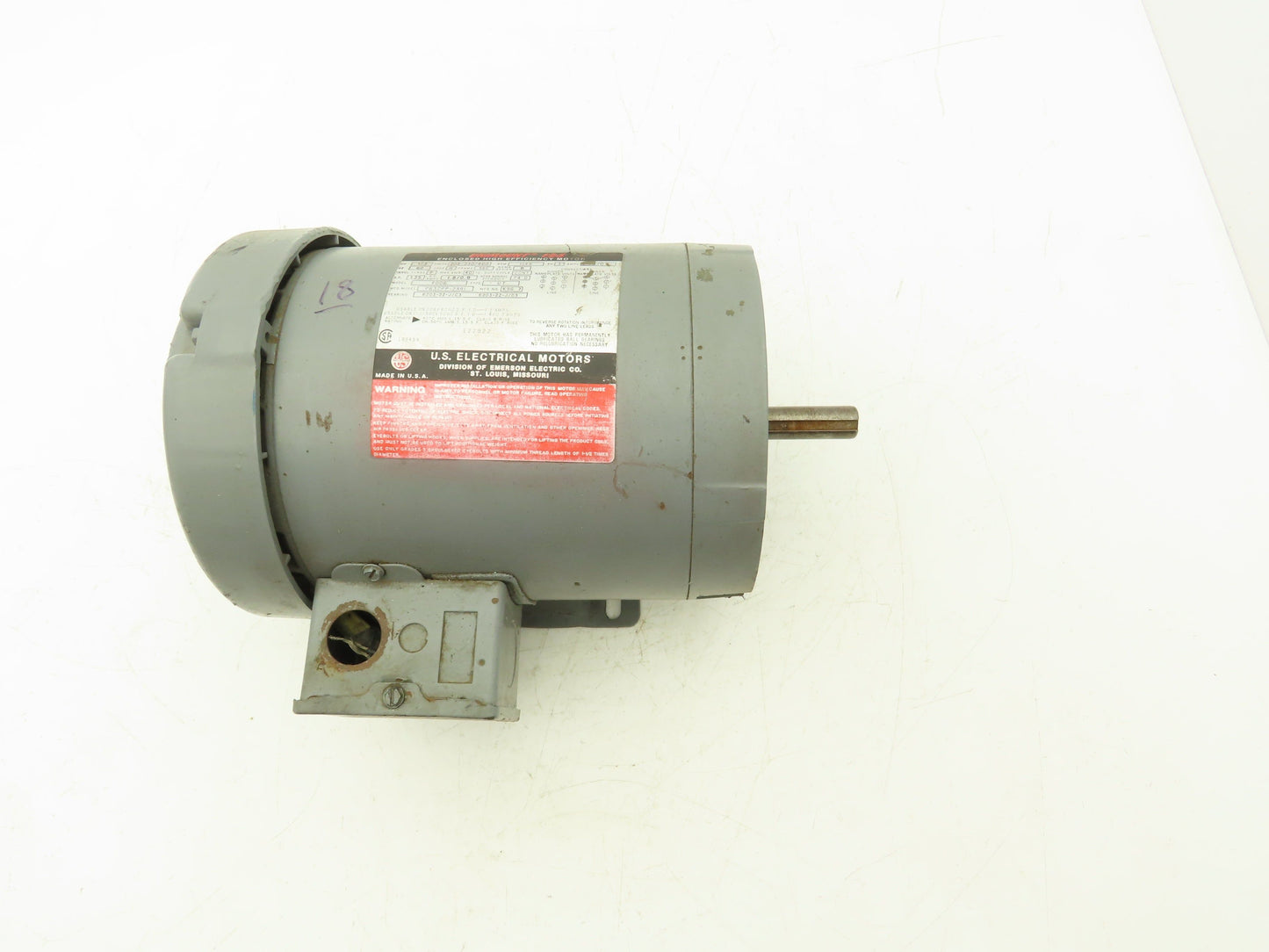Unimount F006 P63CPP-2881 AC Motor 1/3Hp 1145rpm 230/460v 3Ph 56C Frame TEFC