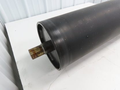 Hytrol 8"x 26.5" Center Drive Pulley for 30" Conveyor 1-11/16" x 1.5" Ext Shaft