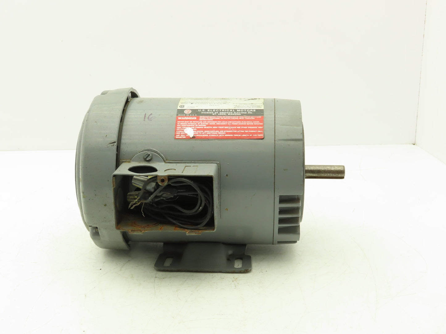 Unimount F006 P63CPP-2881 AC Motor 1/3Hp 1145rpm 230/460v 3Ph 56C Frame TEFC