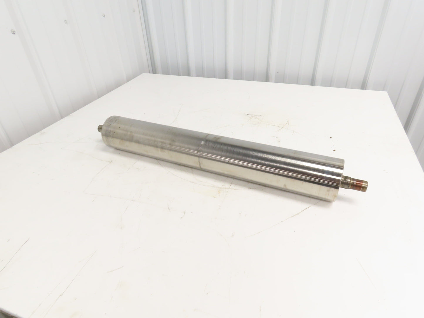 Hytrol 4"x 26.25" Steel Take-up Pulley for 30" Conveyor 1" Shaft Dia