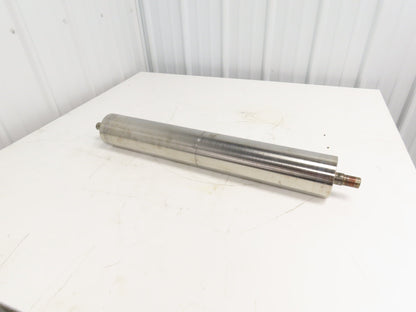 Hytrol 4"x 26.25" Steel Take-up Pulley for 30" Conveyor 1" Shaft Dia