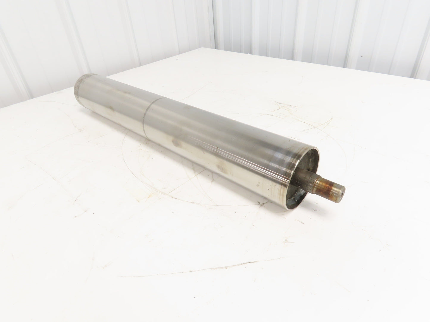 Hytrol 4"x 26.25" Steel Take-up Pulley for 30" Conveyor 1" Shaft Dia