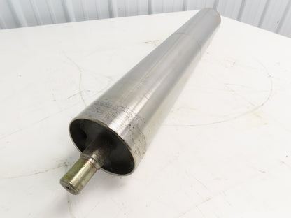 Hytrol 4"x 26.25" Steel Take-up Pulley for 30" Conveyor 1" Shaft Dia