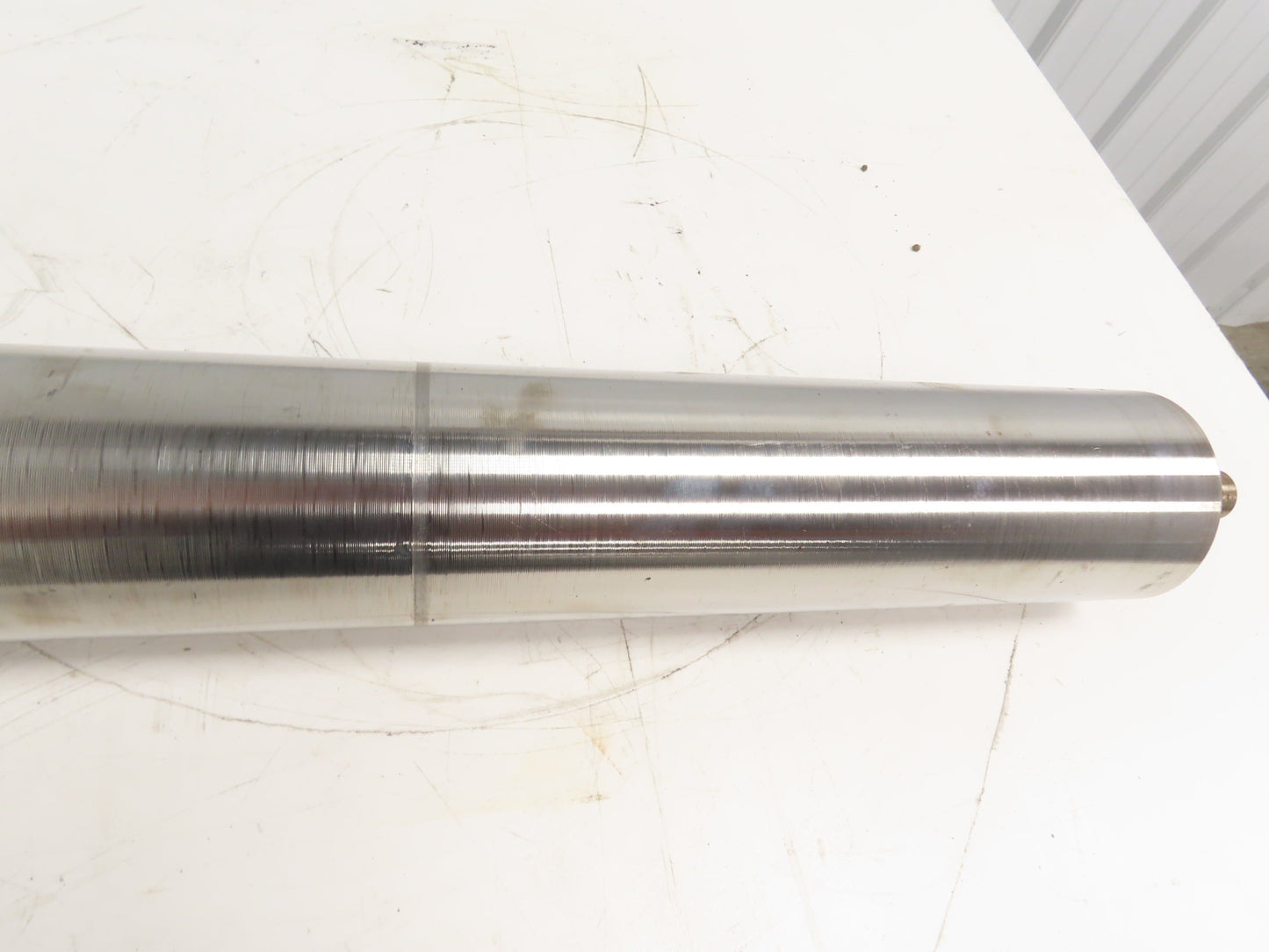 Hytrol 4"x 26.25" Steel Take-up Pulley for 30" Conveyor 1" Shaft Dia