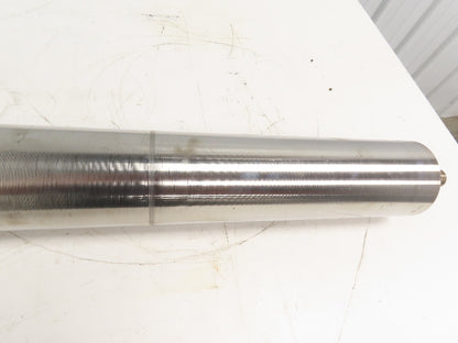 Hytrol 4"x 26.25" Steel Take-up Pulley for 30" Conveyor 1" Shaft Dia