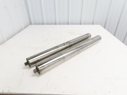 Hytrol 2-5/8" Snub Idler Roller 30" Hytrol Conveyor 27"BF 11/16" Hex Lot of 2