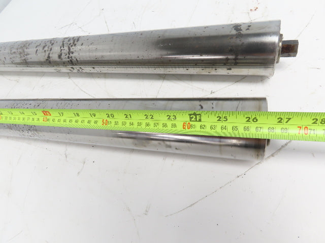 Hytrol 2-5/8" Snub Idler Roller 30" Hytrol Conveyor 27"BF 11/16" Hex Lot of 2