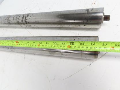 Hytrol 2-5/8" Snub Idler Roller 30" Hytrol Conveyor 27"BF 11/16" Hex Lot of 2