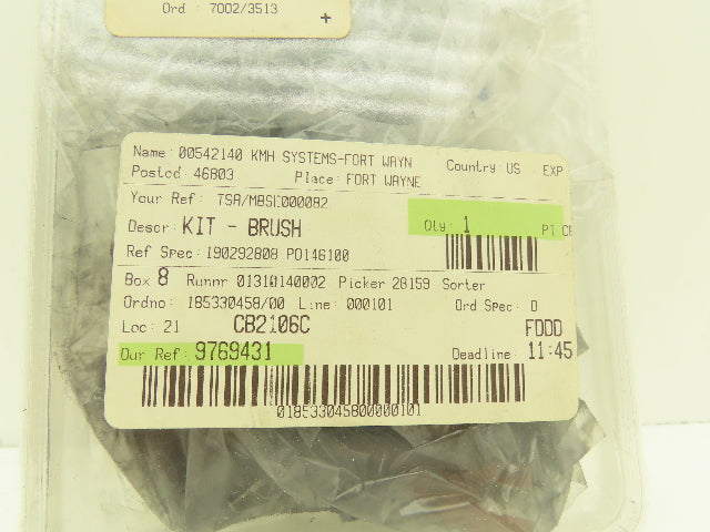 CAT 9769431 Motor Brush Kit 1/2"x1-1/8"x1-1/2"