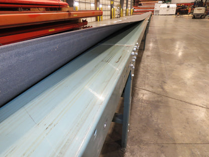 Hytrol 18"x 110' 4" Slider Bed Conveyor 16" Belt 2Hp 230/460V Center Drive 52fpm