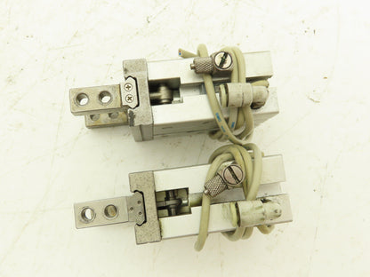 SMC MHZ2-20D2 Pneumatic Parallel Air Gripper 20mm Bore Double Acting Lot of 2