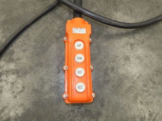 CM Lodestar R 2 Ton Electric Chain Hoist 14' Lift 8 FPM 230/460 Power Trolley