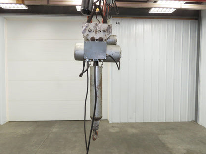 CM Lodestar R 2 Ton Electric Chain Hoist 14' Lift 8 FPM 230/460 Power Trolley