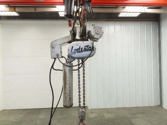 CM Lodestar R 2 Ton Electric Chain Hoist 14' Lift 8 FPM 230/460 Power Trolley