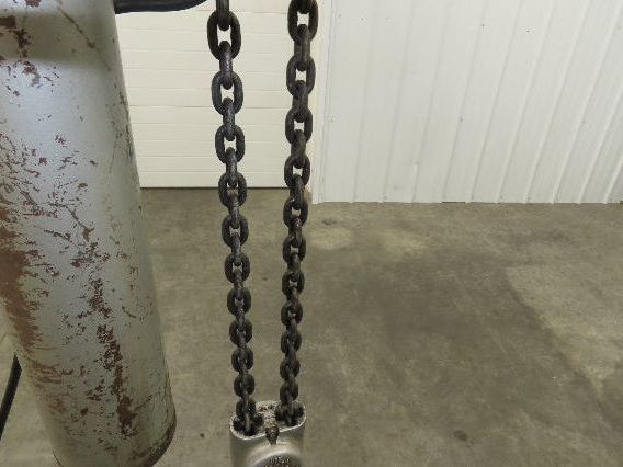 CM Lodestar R 2 Ton Electric Chain Hoist 14' Lift 8 FPM 230/460 Power Trolley