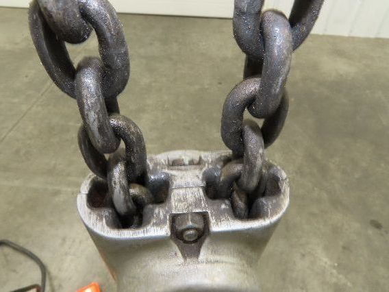 CM Lodestar R 2 Ton Electric Chain Hoist 14' Lift 8 FPM 230/460 Power Trolley