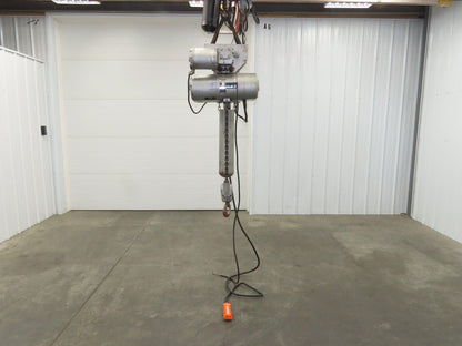 CM Lodestar R 2 Ton Electric Chain Hoist 14' Lift 8 FPM 230/460 Power Trolley