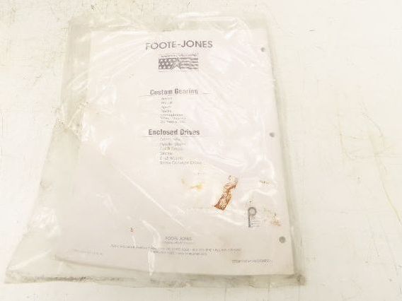 Foote Jones 822SL Line-o-Motor Inline Gearbox 11.4:1 Reducer 154 RPM 26Hp