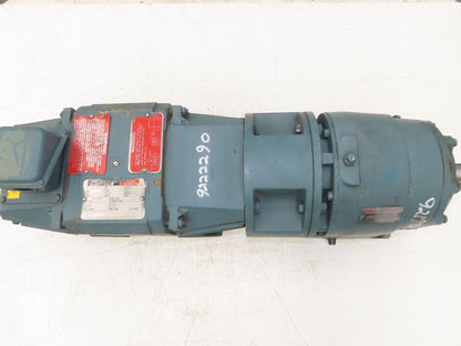 Dodge Reliance RPM III DC Gear Motor 1.5Hp 150VDC 7.6:1 330 RPM 180TC DC0189ATCZ